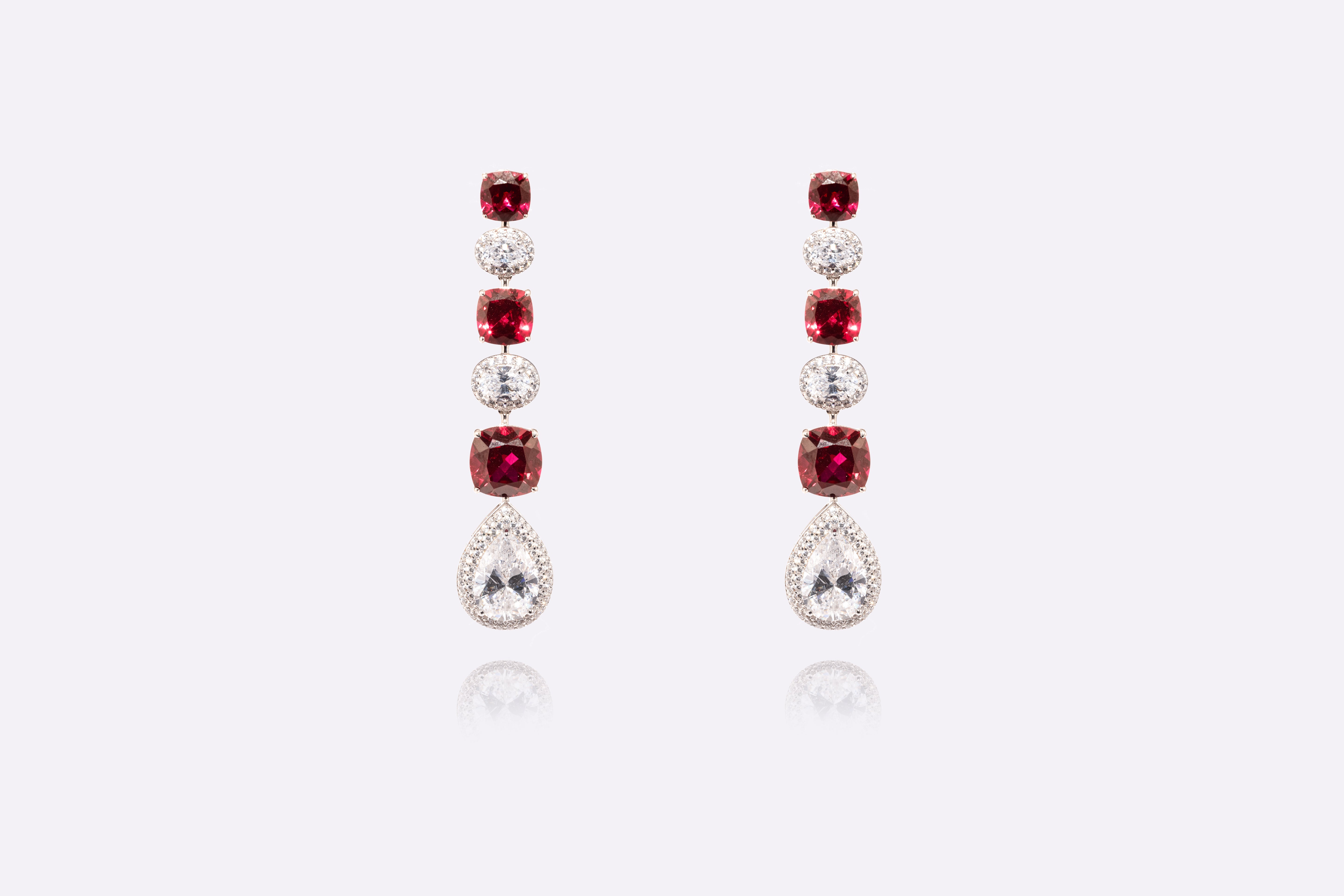 Captive Spotlight: Cascade Ruby Earrings