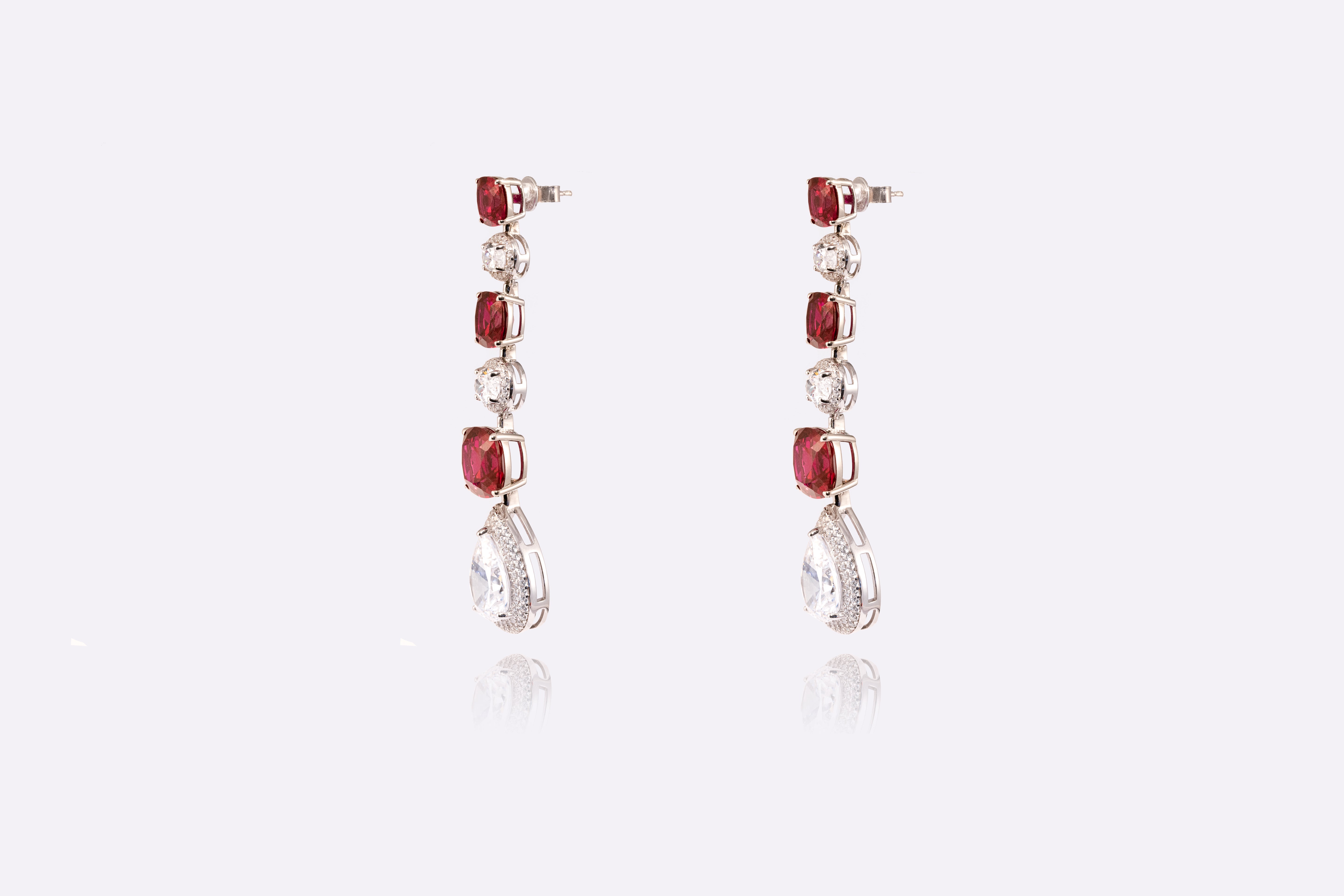 Captive Spotlight: Cascade Ruby Earrings