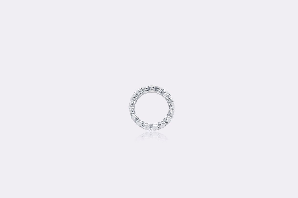 Eternal Brilliance:Lab-Created Diamond Eternity Band