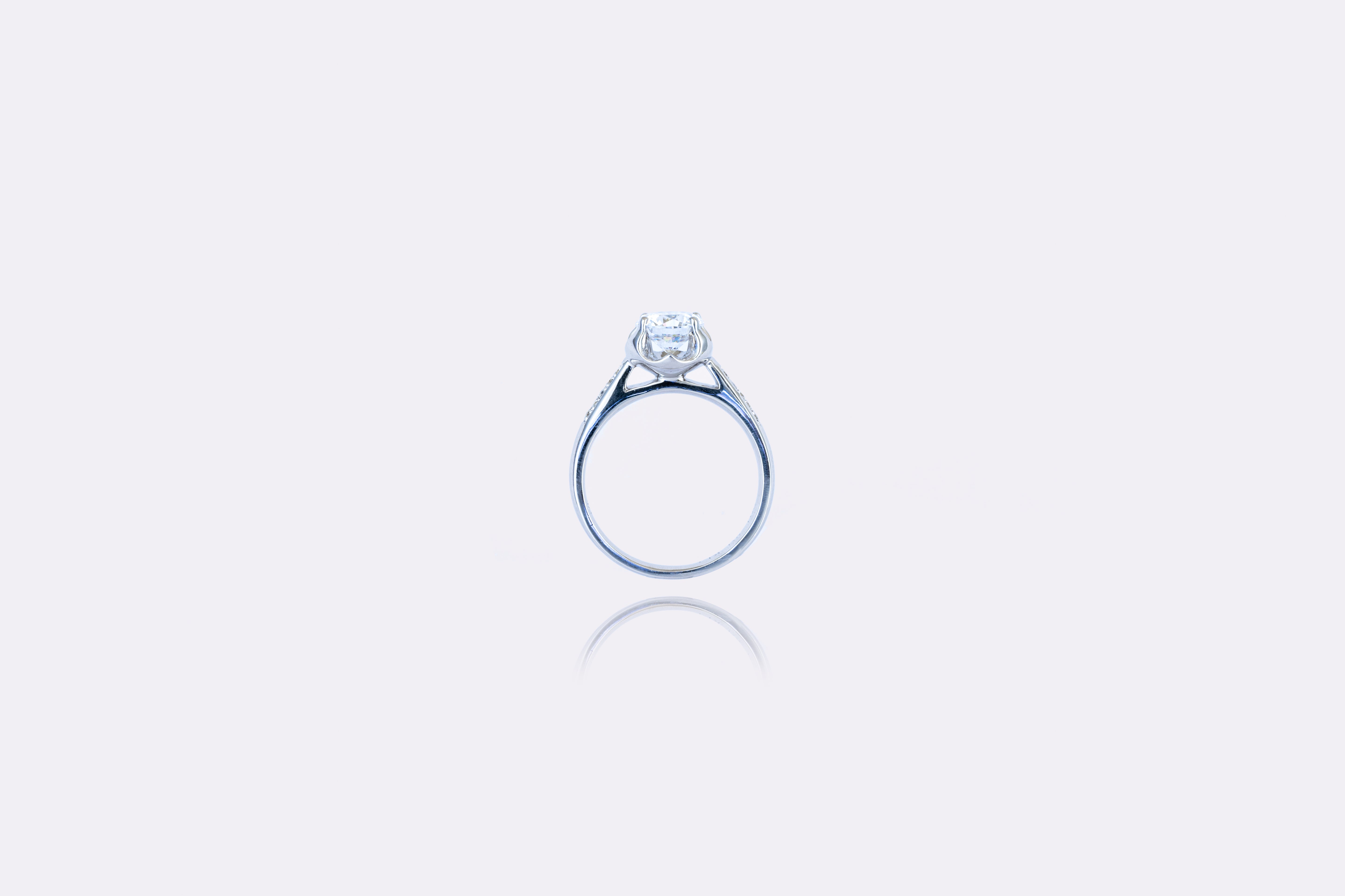 Celestial Spark: Diamond Engagement Ring