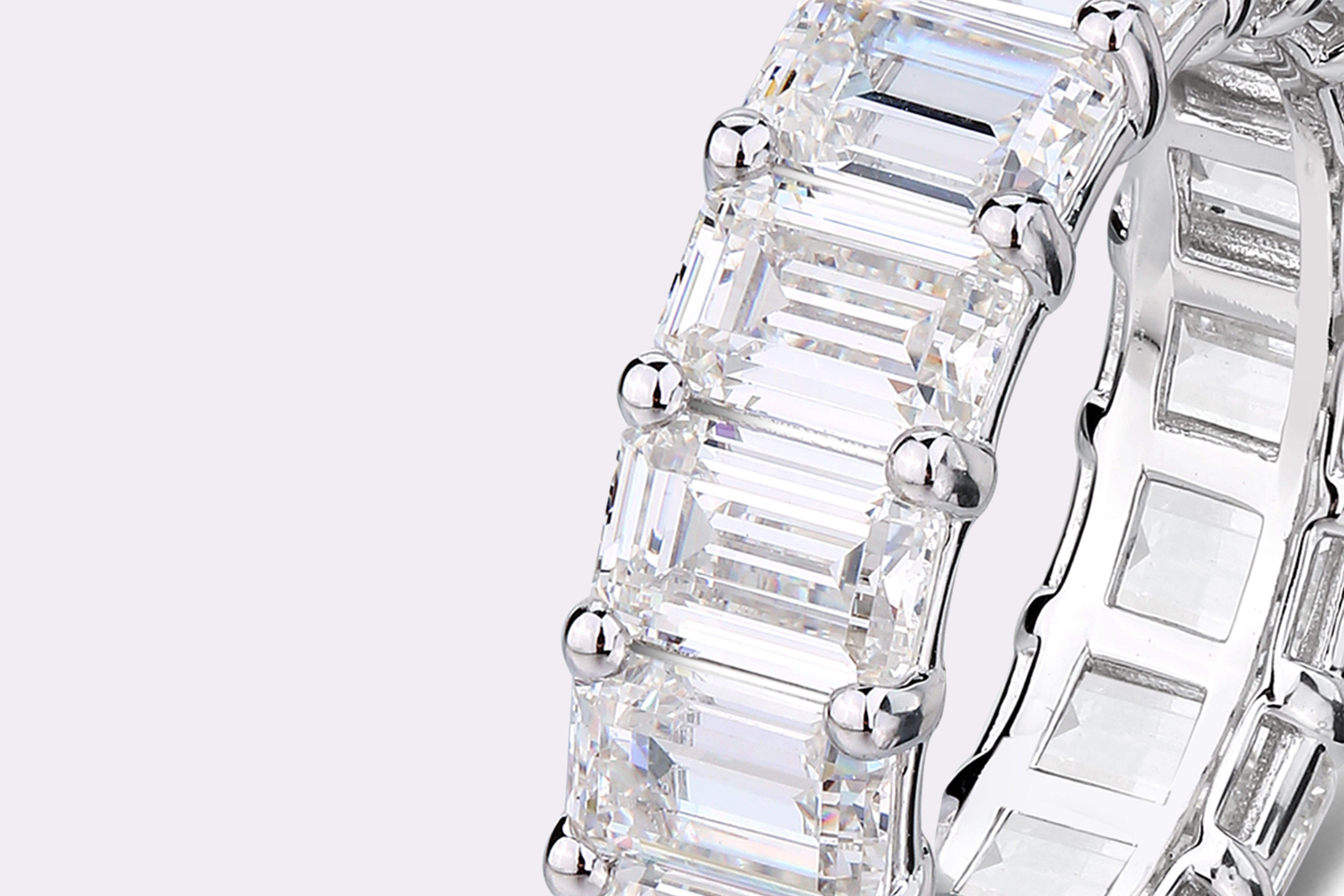 Eternal Elegance Baguette Diamond Band 