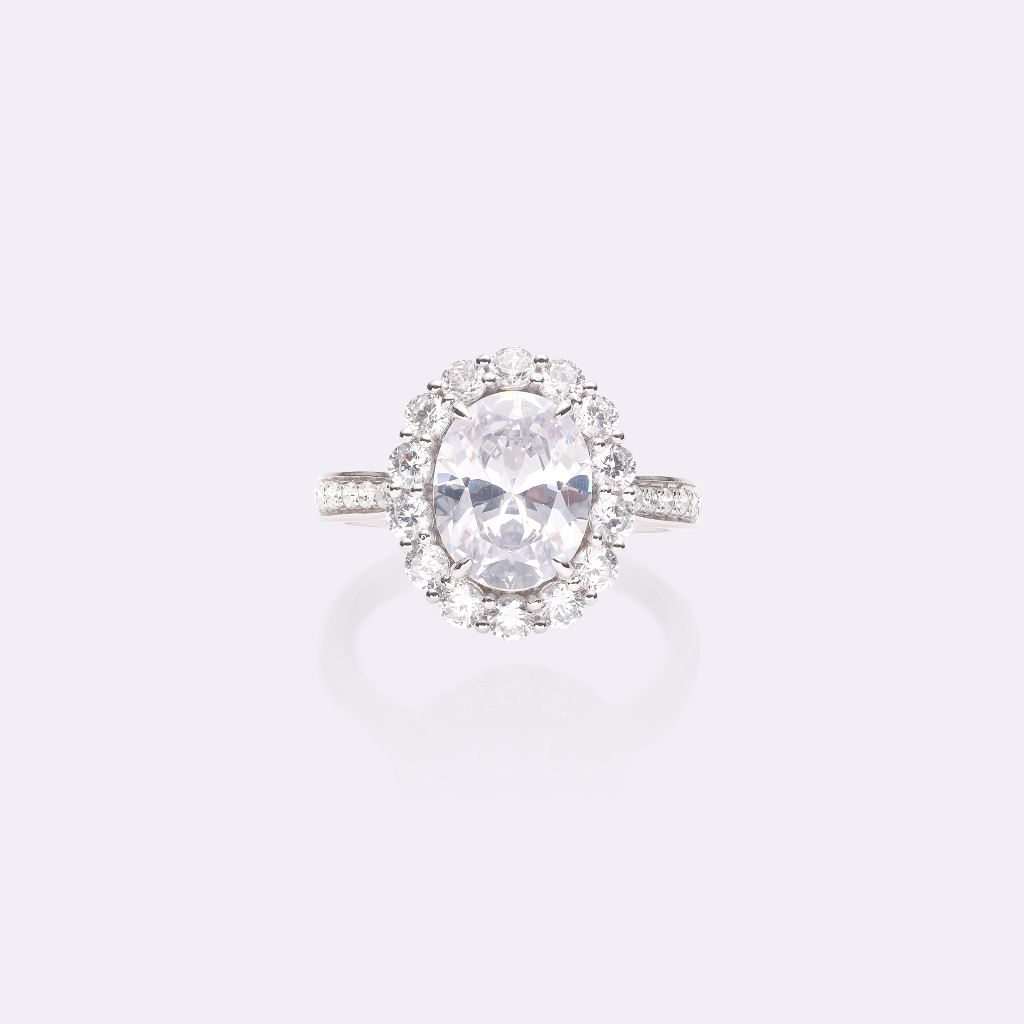 Eternal Elegance Halo Lab-Grown Diamond Ring