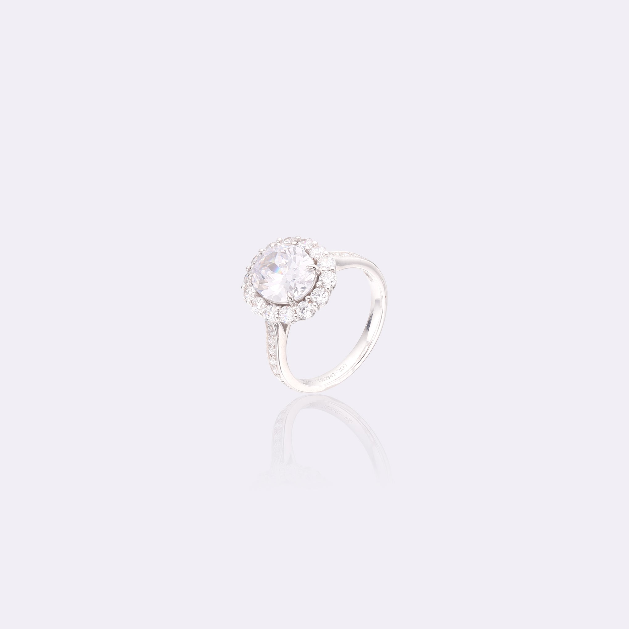 Eternal Elegance Halo Lab-Grown Diamond Ring