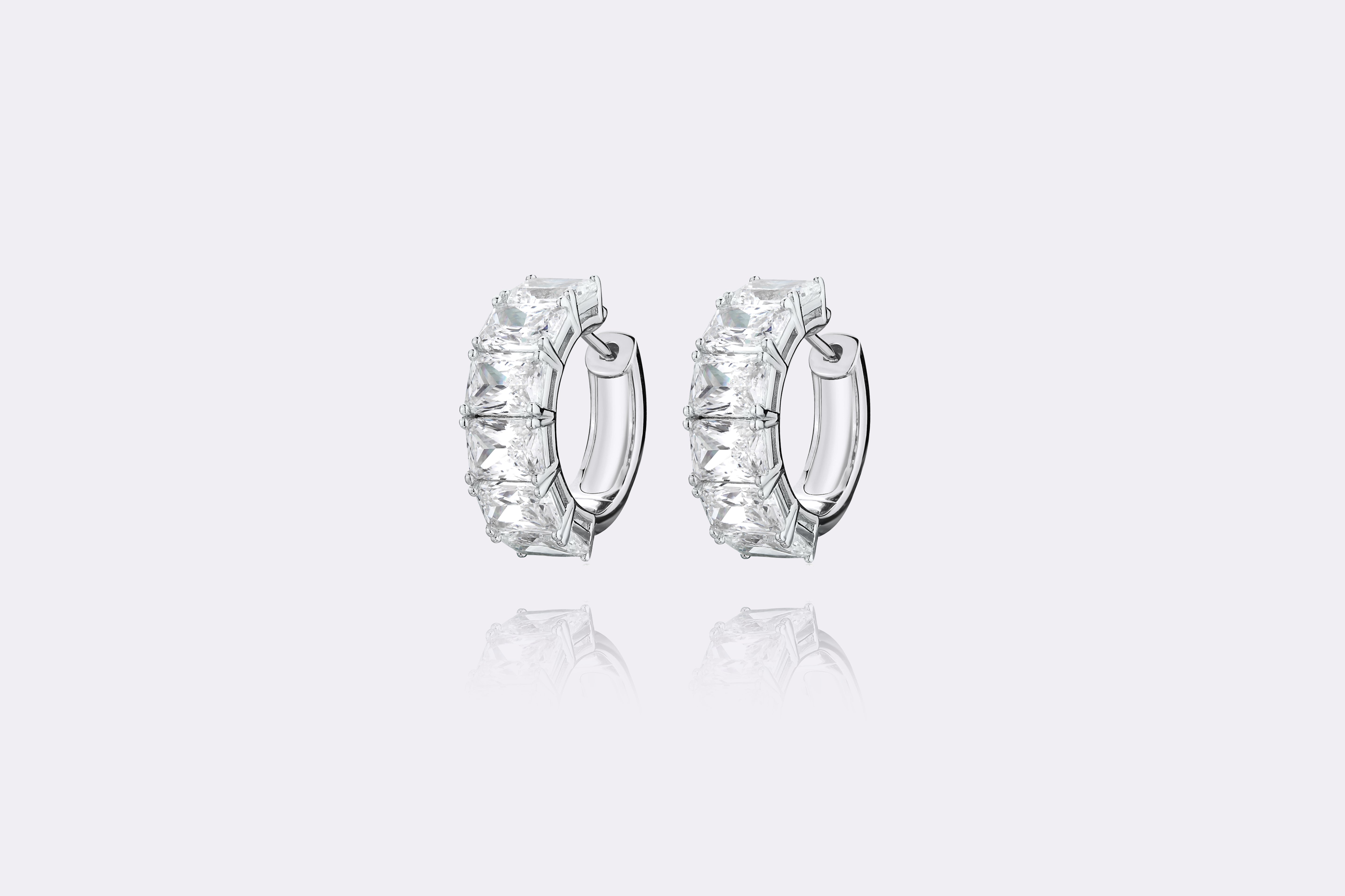 Eternal Sparkle Diamond Hoops 