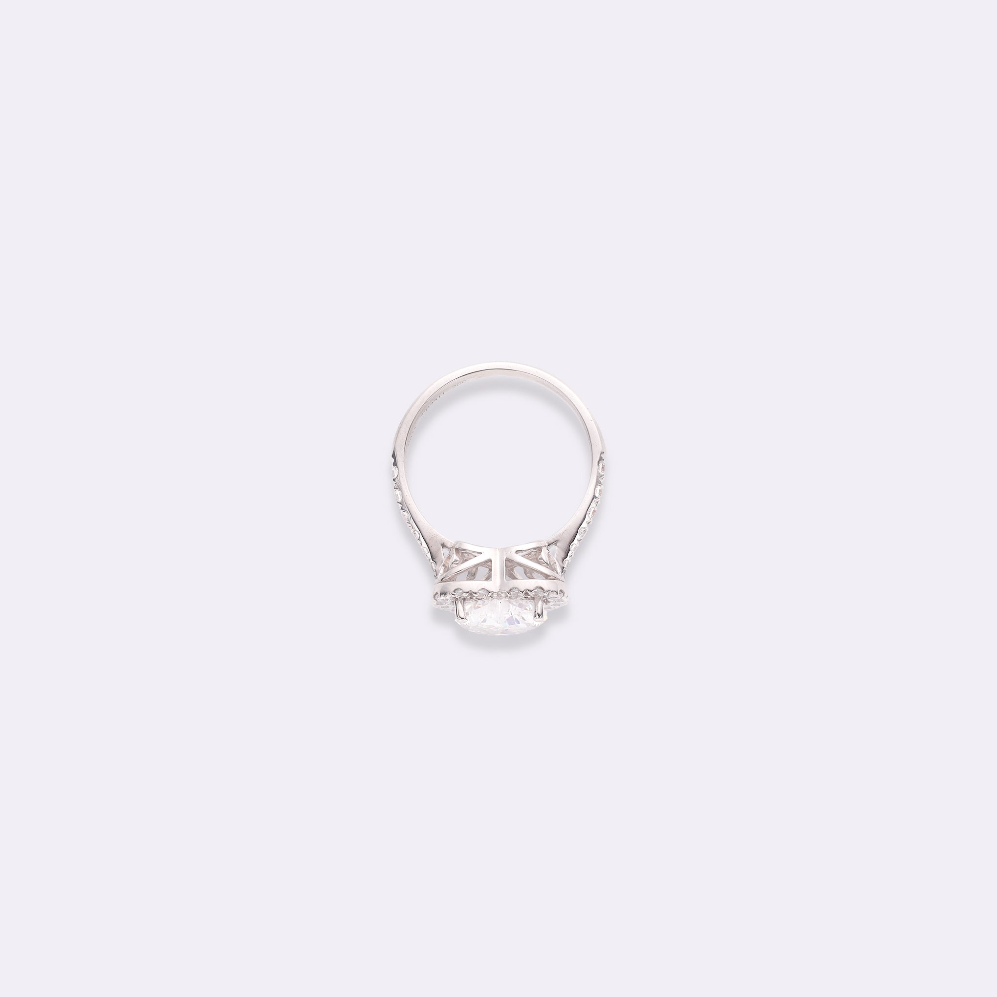 Heartfelt Halo Lab-Grown Diamond Pendant