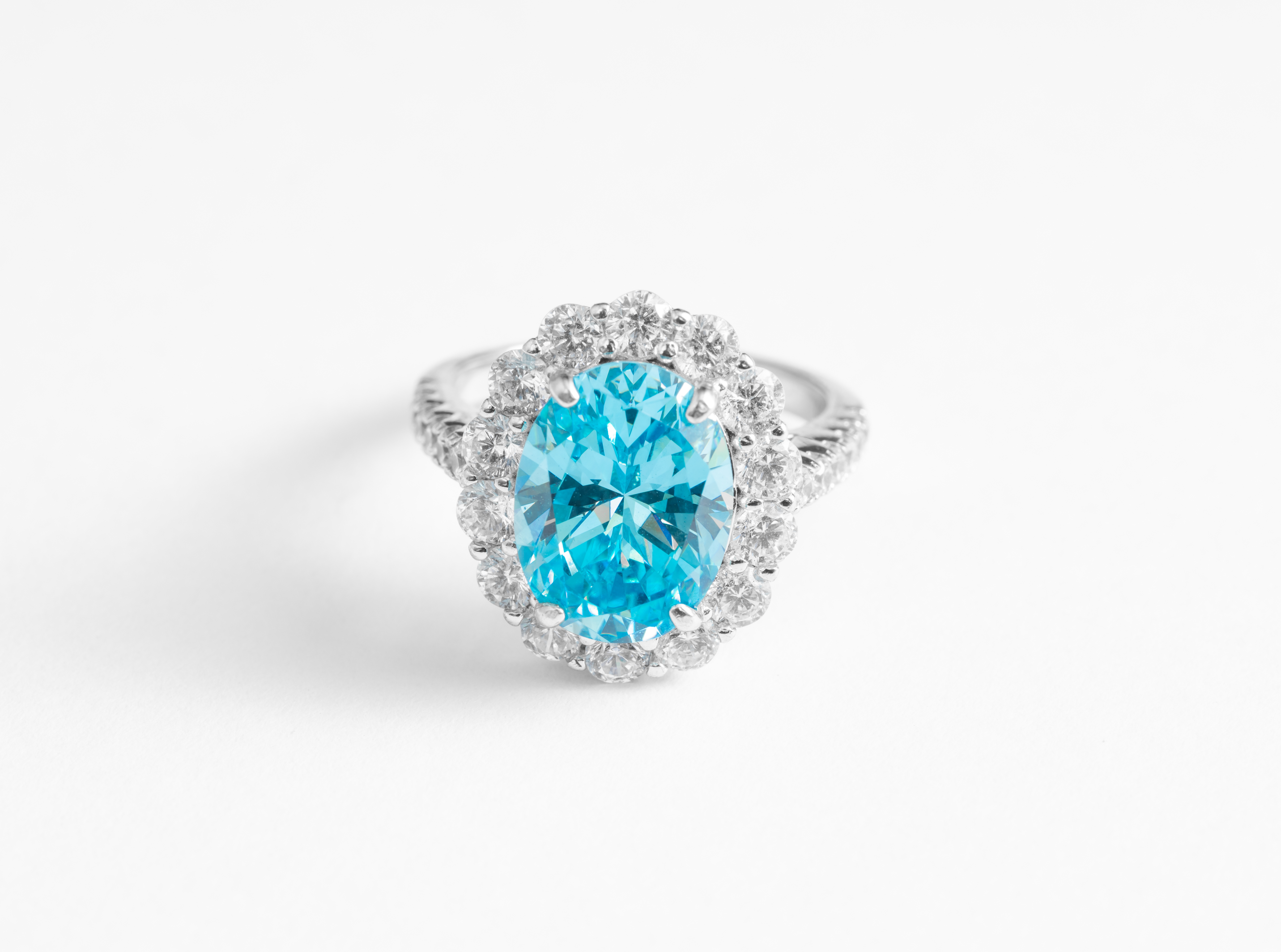 Ocean's Embrace Aquamarine Ring