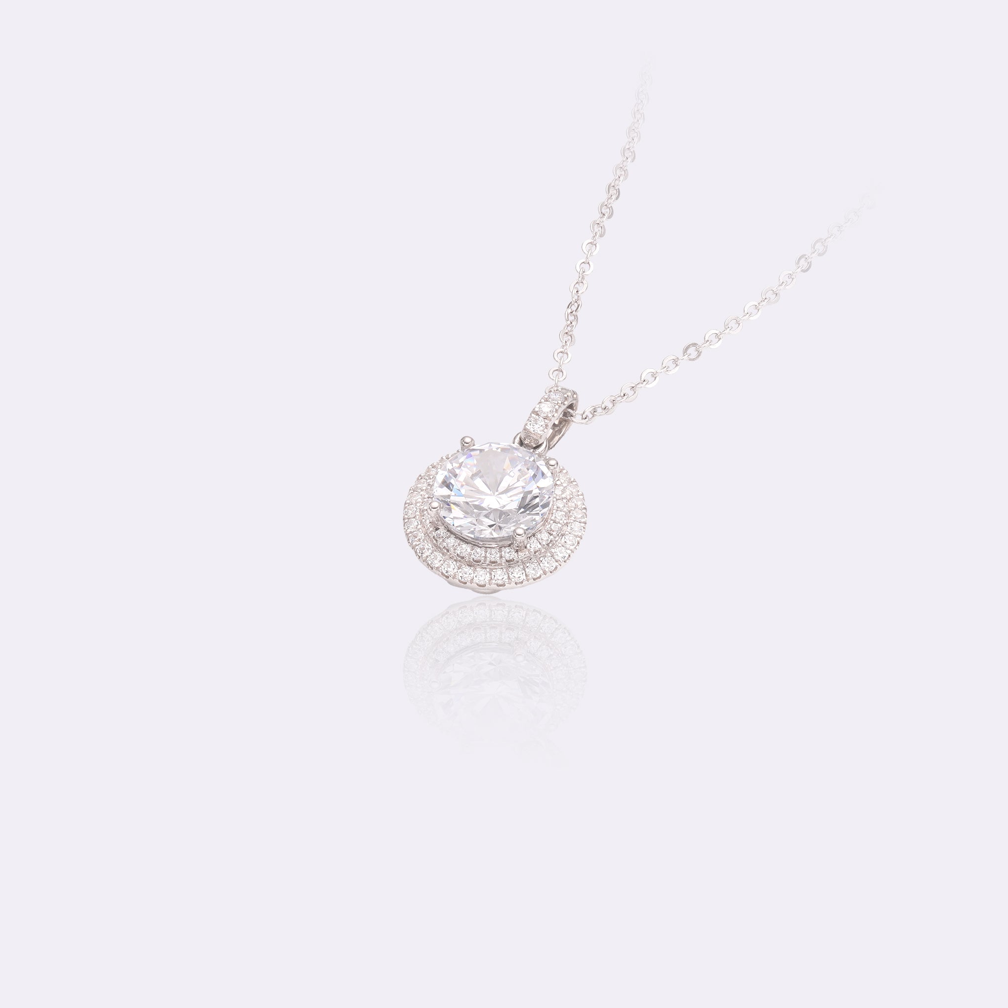 Radiant  Lab-Grown Diamond Pendant