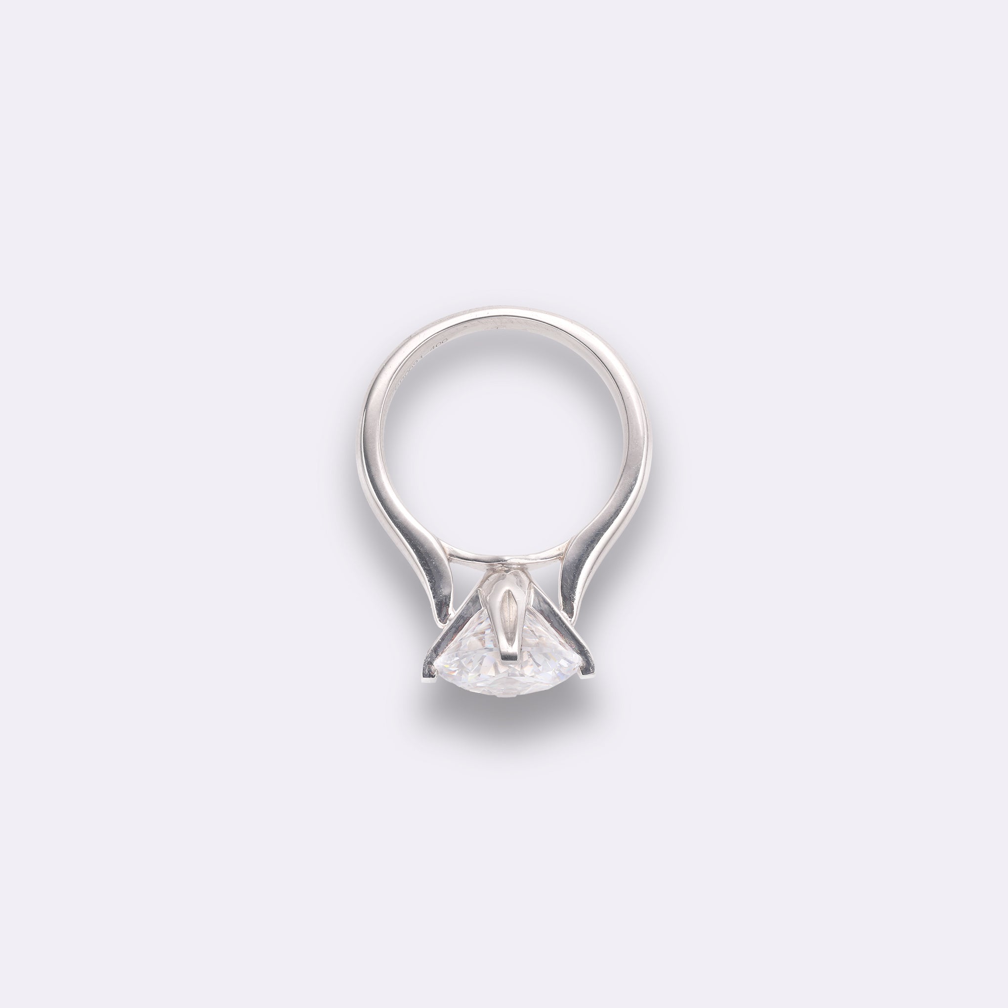  Round Solitaire Lab-Grown Diamond Ring