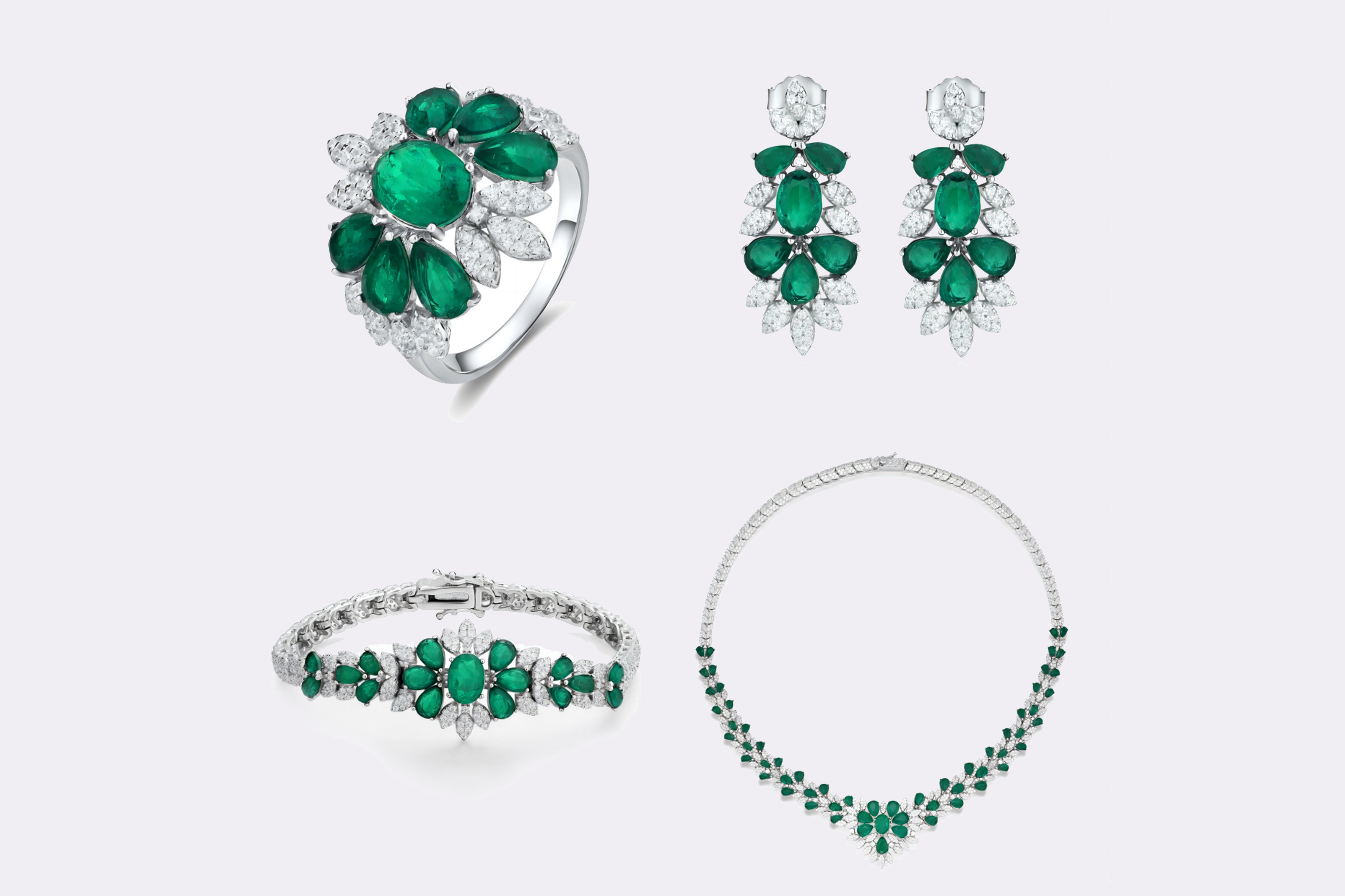 The Emerald Blossom Set